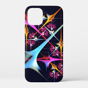 Pink Floral Modern Abstract Art Color Pattern #01 iPhone 12 Mini Case