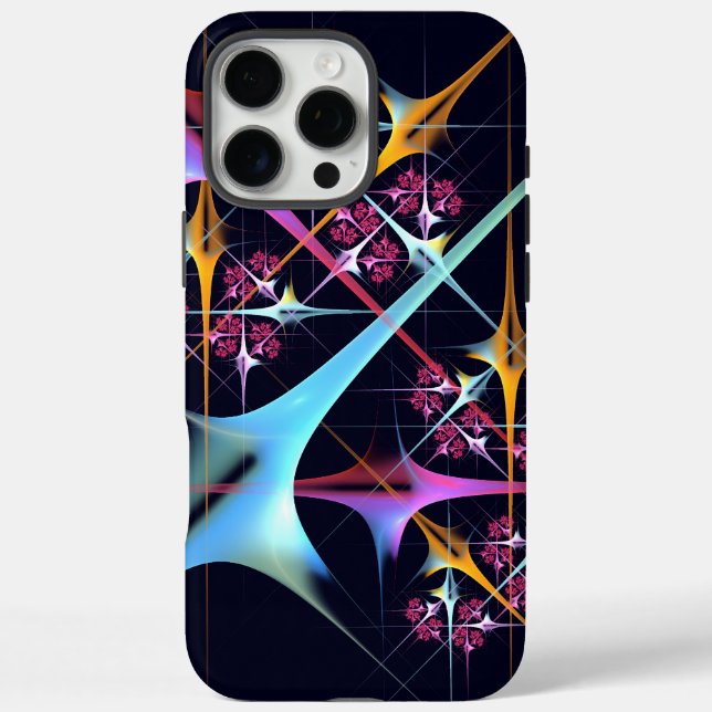 Pink Floral Modern Abstract Art Colour Pattern #01 Case-Mate iPhone Case (Back)