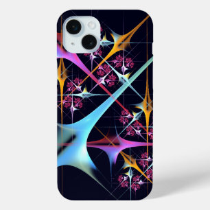 Pink Floral Modern Abstract Art Colour Pattern #01 iPhone 15 Mini Case