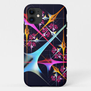 Pink Floral Modern Abstract Art Colour Pattern #01 Case-Mate iPhone Case