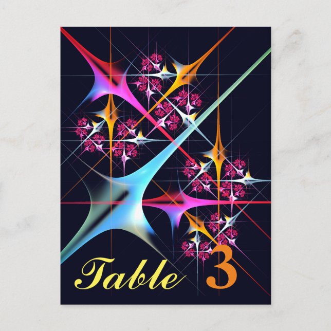 Pink Floral Modern Abstract Art Colour Pattern #01 Postcard (Front)