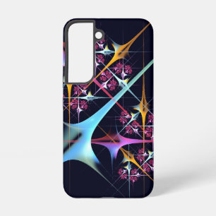 Pink Floral Modern Abstract Art Colour Pattern #01 Samsung Galaxy Case