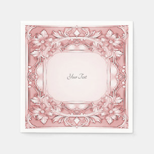 Pink Floral Napkins