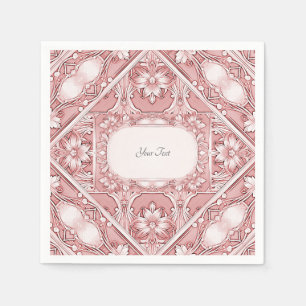 Pink Floral Napkins