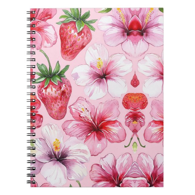 Pink Floral Notebook (Front)