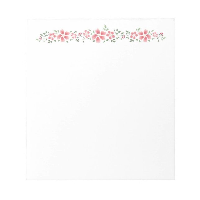 Pink Floral Notes (Front)