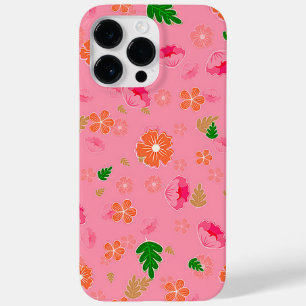 Pink floral pattern Case-Mate iPhone 14 pro max case