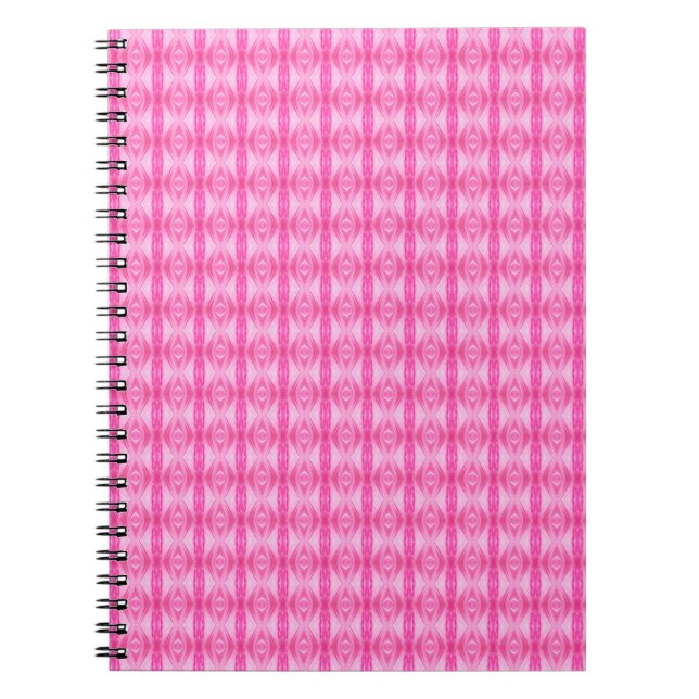 Pink floral pattern notebook (Front)