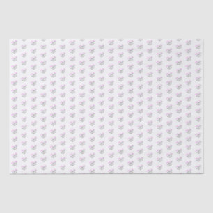 Pink Floral Pattern Tissue Paper