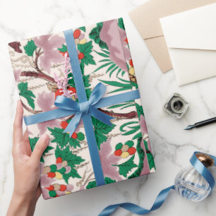 Pink Floral pattern Wrapping Paper