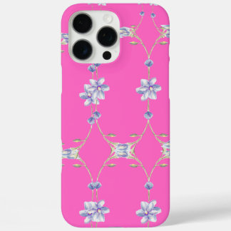 Pink floral phone case