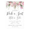 Pink Floral Pick A Seat Not A Side Wedding Sign