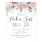 Pink Floral Pick A Seat Not A Side Wedding Sign