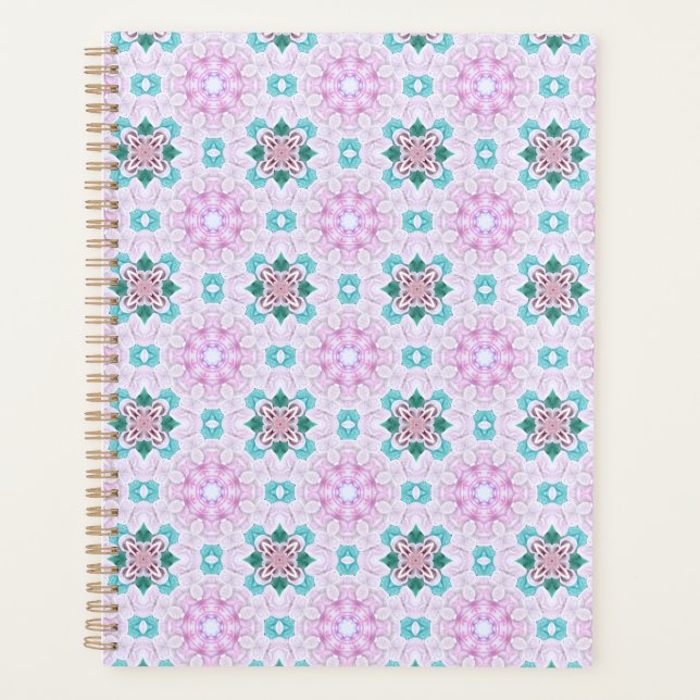 PINK FLORAL  PLANNER (Front)