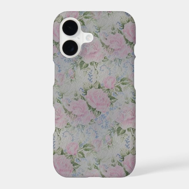 Pink Floral Roses Vintage (Back)