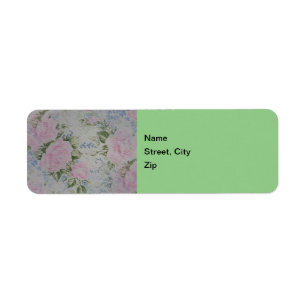 Pink Floral Roses Vintage