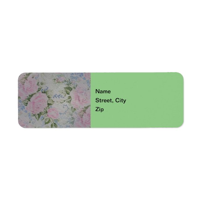 Pink Floral Roses Vintage (Front)
