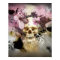 Pink Floral Skull Abstract