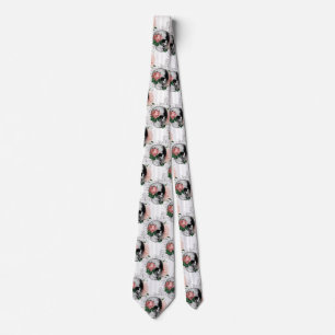Pink Floral Skull Series Design 2 Tie