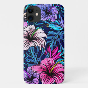 Pink Floral Tropical Hibiscus Flower Case-Mate iPhone Case