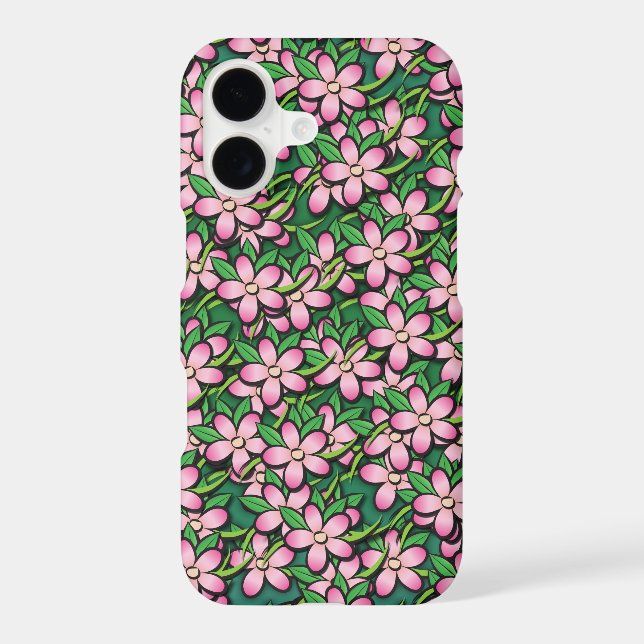 Pink Floral Tropical Pattern (Back)