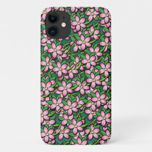Pink Floral Tropical Pattern Case-Mate iPhone Case