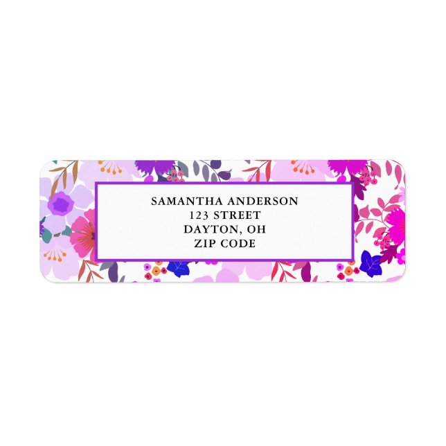 Pink Floral Watercolor (Front)
