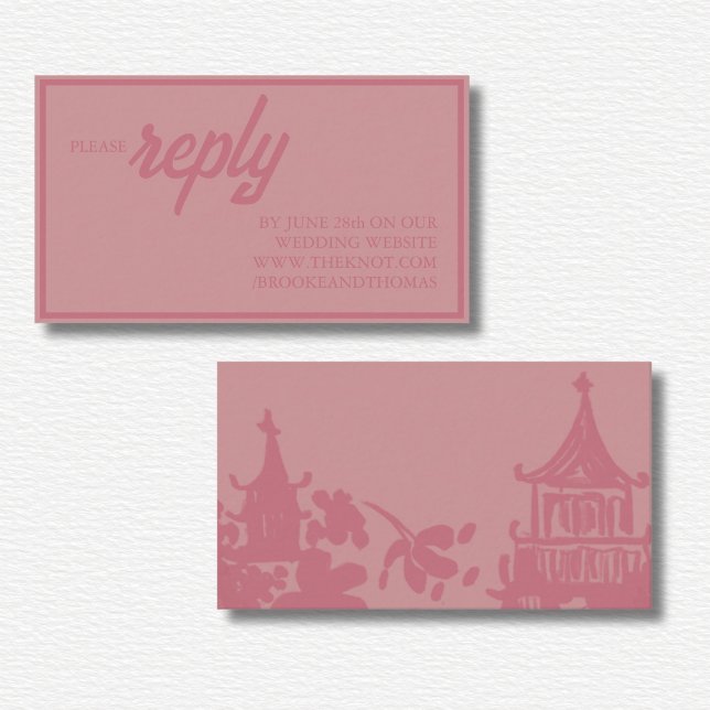 Pink Floral Watercolor Wedding  Enclosure Card (Creator Uploaded)