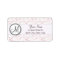 Pink Floral Wisps & Stripes with Monogram