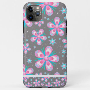 Pink Floral with Brown Accents Case-Mate iPhone Case