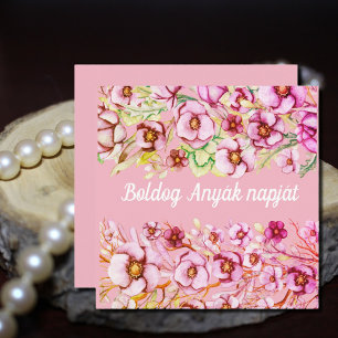Pink florals - Hungarian Mother's Day