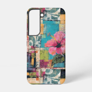 Pink Flower Abstract Samsung Galaxy Case
