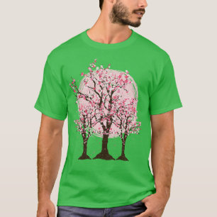 Pink Flower Blossom Japan Sakura Tree Japanese Che T-Shirt