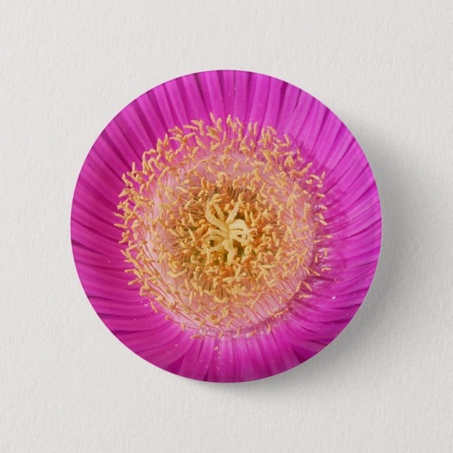 Pink Flower Centre Button (Front)