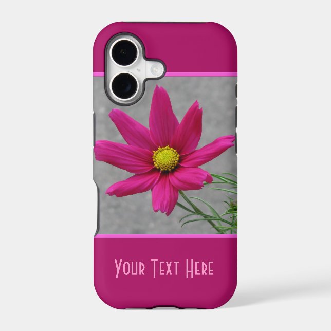 Pink Flower custom  iPhone case-mate (Back)