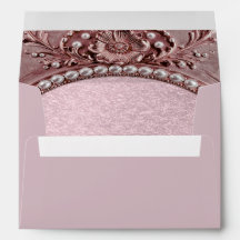 Pink Flower Envelope