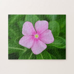 Pink Flower Garden Art Puzzle