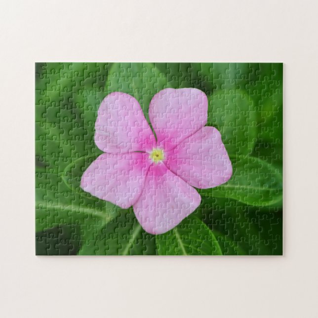 Pink Flower Garden Art Puzzle (Horizontal)