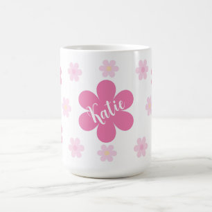 Pink Flower Glam- Coffee Mug