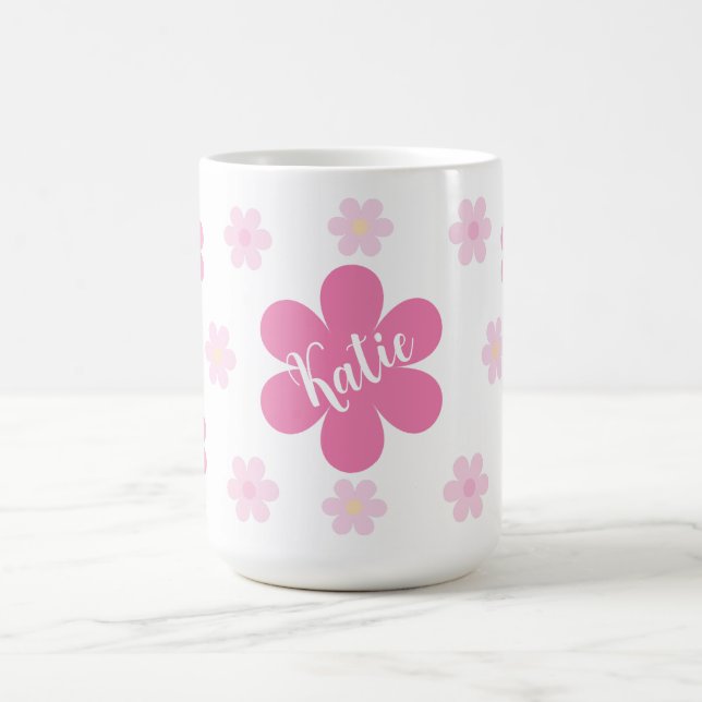  Pink Flower Glam- Coffee Mug (Center)