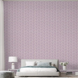 Pink Flower Head Accent Wallpaper