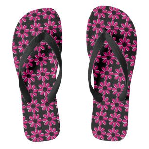Pink Flower Jandals