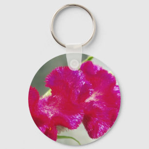 Pink Flower Keychain