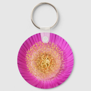 Pink Flower Keychain
