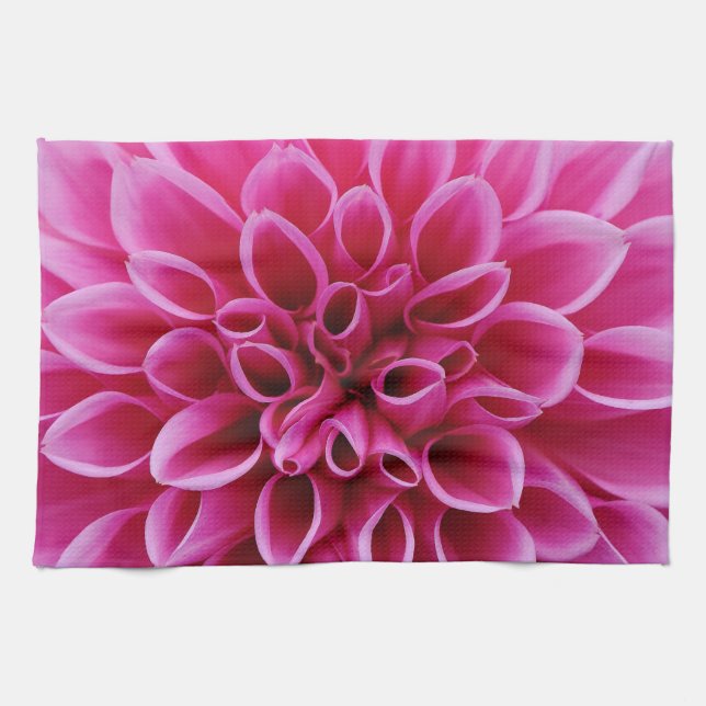 Pink Flower Kitchen Towels (Horizontal)