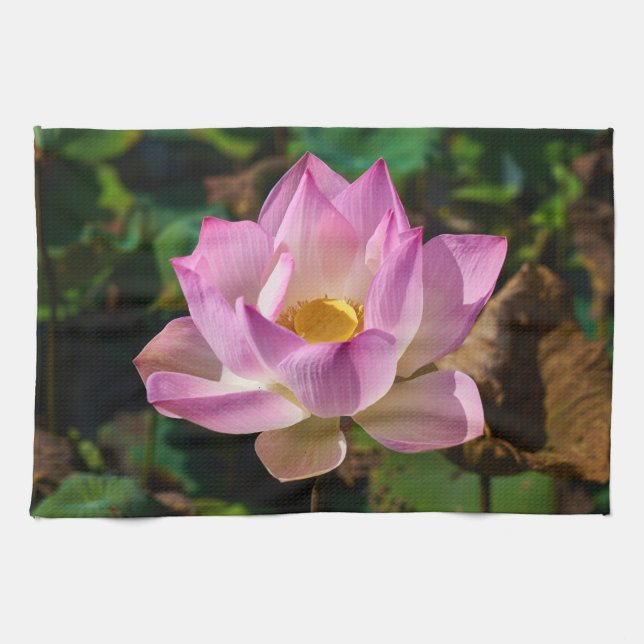 Pink Flower Kitchen Towels (Horizontal)