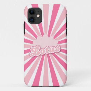 Pink Flower Lotus Case-Mate iPhone Case