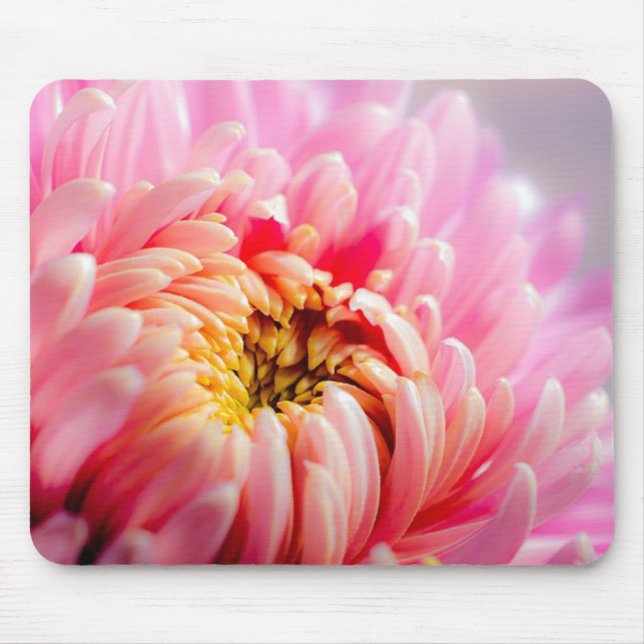 Pink Flower Mouse Pad (Front)