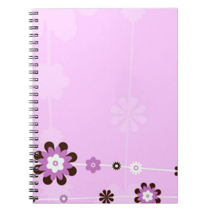 PInk Flower Notebook Journal