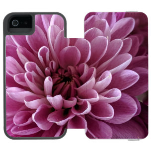 Pink Flower Photo Design Incipio Watson™ iPhone 5 Wallet Case